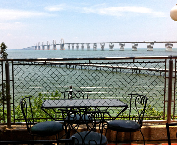 Vista del puente sobre el Lago de Maracaibo