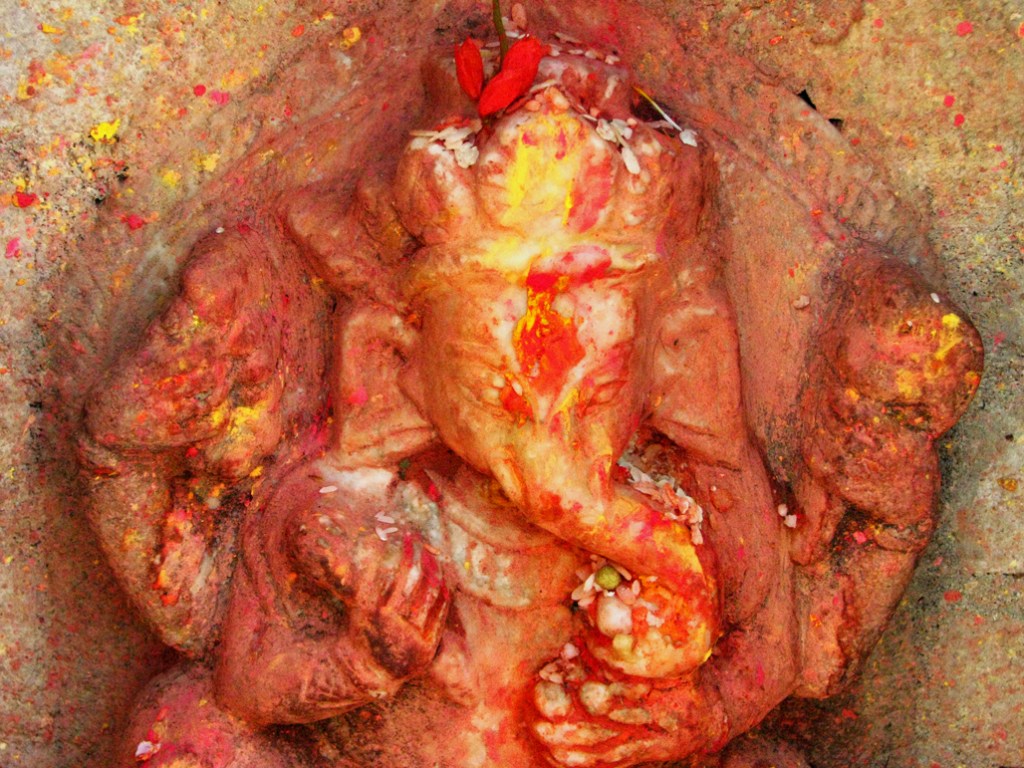 Ganesh - Templo en Kathmandu- Nepal Abril 2007.